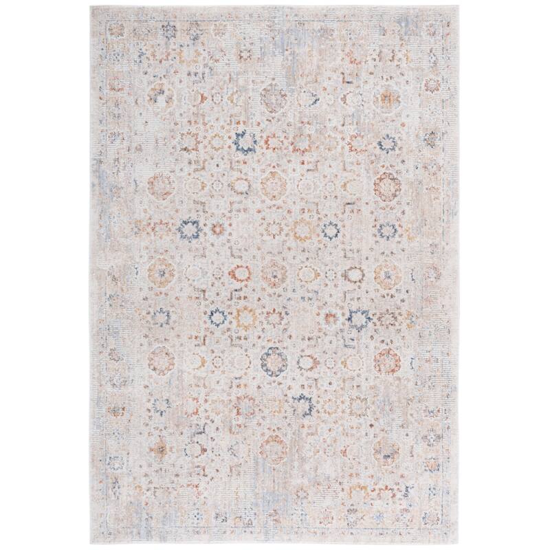 SAFAVIEH Scarlett Tomoe Transitional Rug - 4' x 6' - Beige/Rust Brown