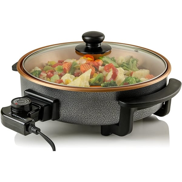 Ovente 12 Inch Electric Skillet, SK11112 Series - Bed Bath