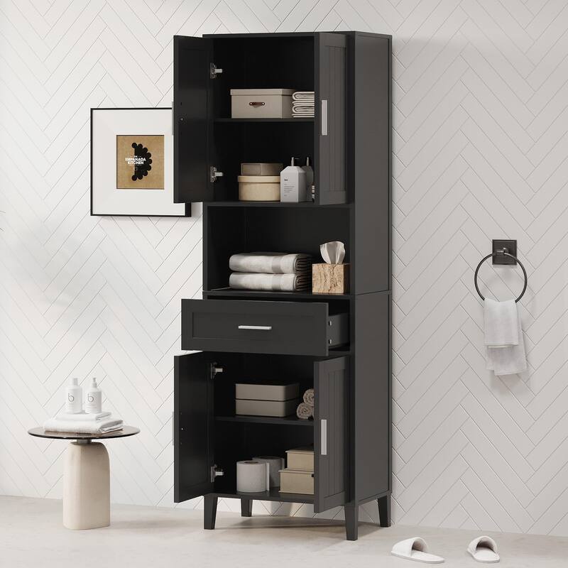 70.9" High Freestanding Tall Bathroom Cabinet
