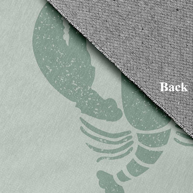 Lobster Nautical Chenille Rug