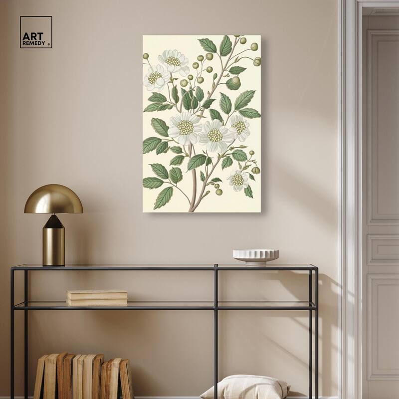 White Cherokee IV Canvas by Art Remedy, Gallery Wrapped