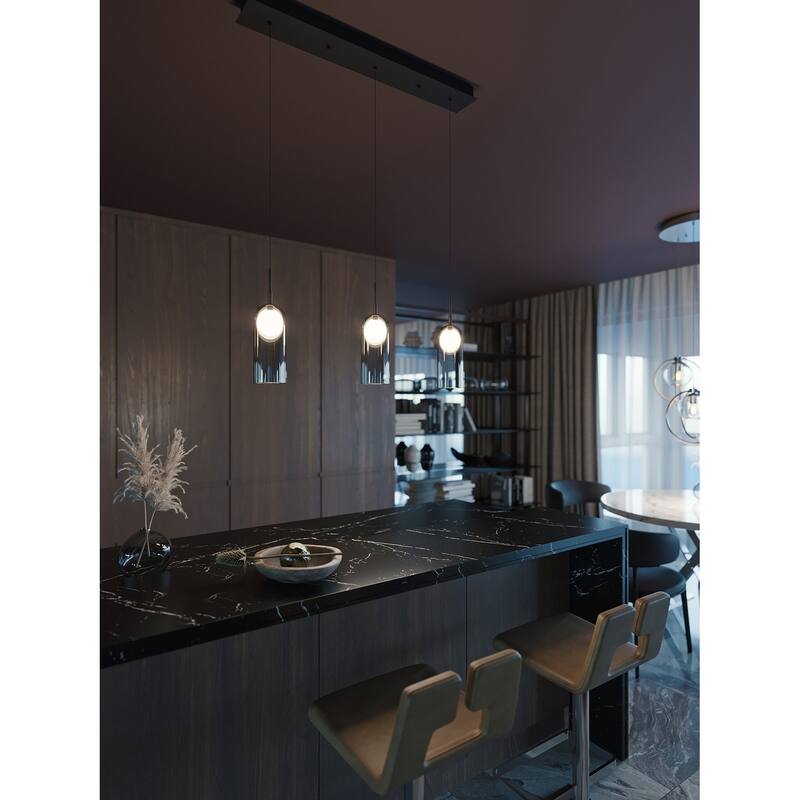 AFX KRNP08L30D1LNR3 Kiran 36" Wide LED Multi Light Pendant