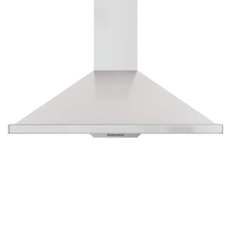 Zephyr BVE-E36BS 290 - 600 CFM 36" Wide Wall Mounted Range Hood with - Stainless Steel