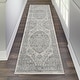 preview thumbnail 7 of 24, The Gray Barn Jodell Vintage Medallion Area Rug 2' 3" x 7' 3" - Ivory/Grey - Runner