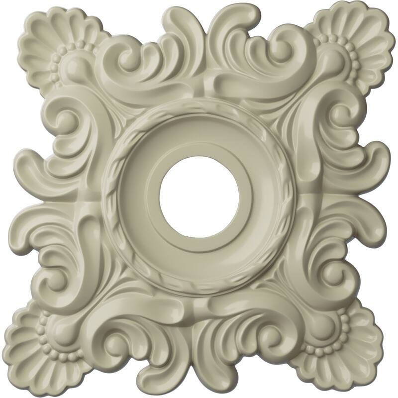 18"W x 18"H x 3 1/4"ID x 1 1/2"P Crawley Ceiling Medallion