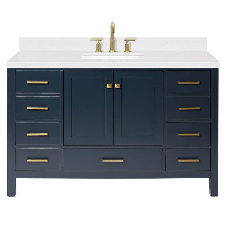 Ariel A054SCQRVO Cambridge 54" Free Standing Single Basin Vanity Set