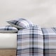 preview thumbnail 5 of 7, Tommy Hilfiger Waterbury Plaid Cotton Blue Comforter Set