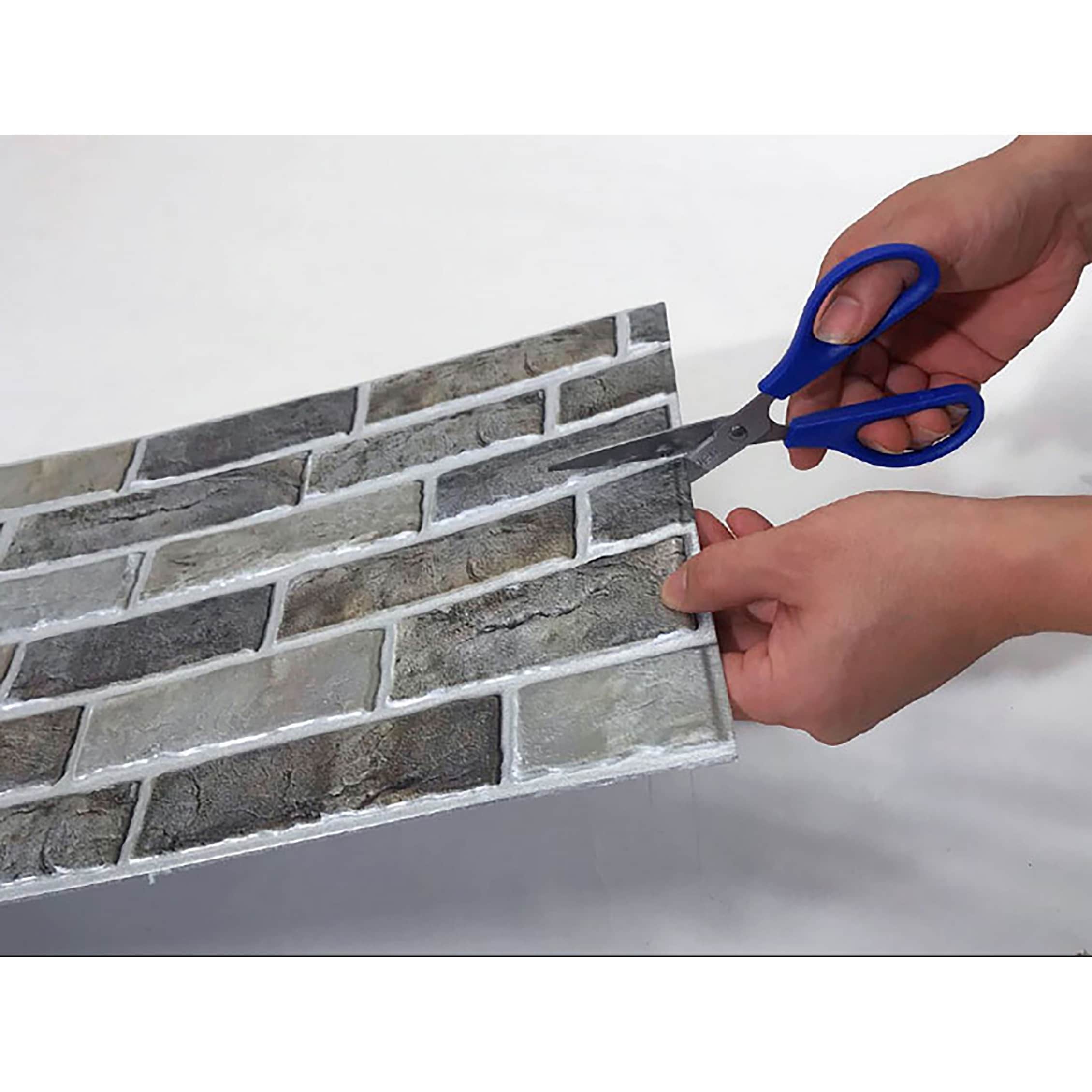 Ejoy 3D PVC Peel and Stick Mosaic Tile Sticker, JM521, 12 in. x 12