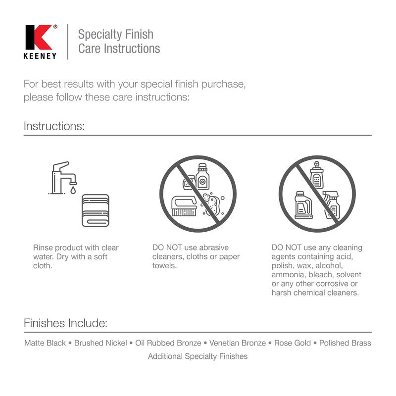 Keeney Push Button Bathroom Sink Drain with Overflow - N/A