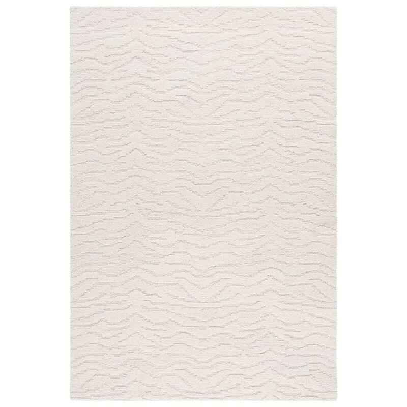 SAFAVIEH Handmade Harvest Ramira Wool Rug - 6' Square - Ivory