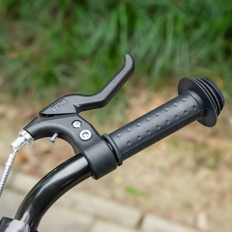 Adjustable Kick Scooter with Inflatable Tires, Dual Brakes, Basket, and Kickstand - Perfect for Kids and Teens