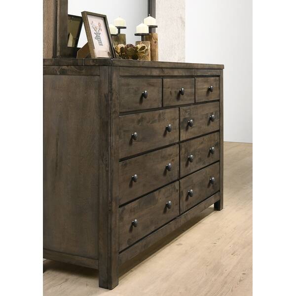 weathered brown dresser Glenview 6 Drawer Dresser, Weathered Oak by Four Hands – High Fashion Home