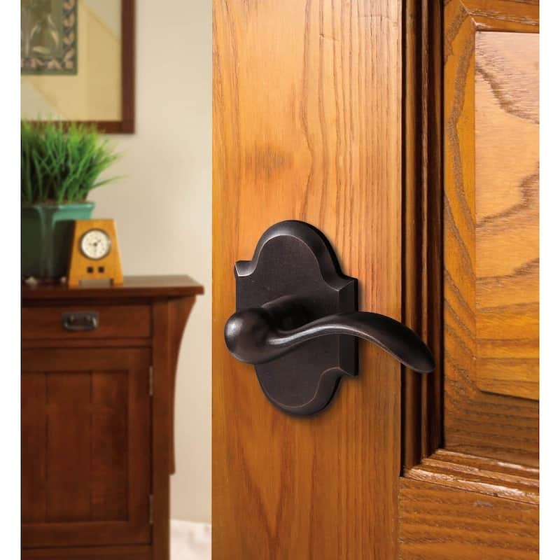 Baldwin Beavertail Right Handed Non-Turning One-Sided Dummy Door Lever