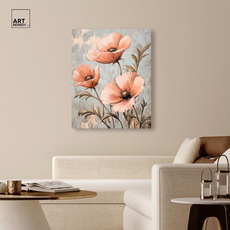 Artistic Blooms Canvas by Art Remedy, Gallery Wrapped
