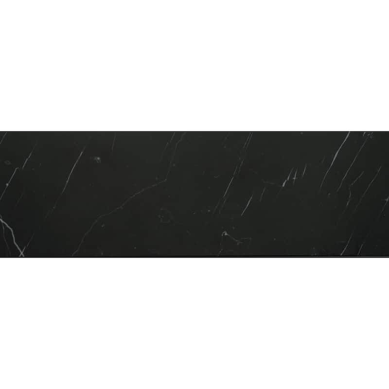 Penthouse 4x12 Polished Marble Look Porcelain Subway Tile - Floor, Wall