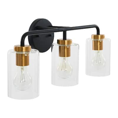 Robert Stevenson Lighting Kendrick - Metal and Glass Vanity Light