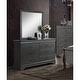 preview thumbnail 15 of 21, Furniture of America Devi Traditional Solid Wood 2-piece Dresser and Mirror Set