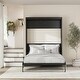 preview thumbnail 86 of 102, Signature Sleep Paramount Murphy Bed Black Oak - Queen