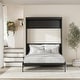 preview thumbnail 5 of 33, Signature Sleep Paramount Queen Murphy Bed, Black Oak