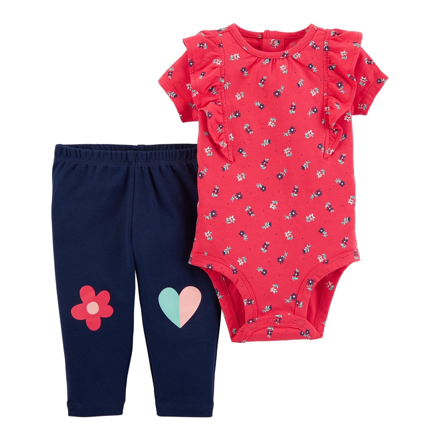 Bodysuit NB Carter/'s Baby Girls 3pc Pink Reindeer Hooded Cardigan Pants 3M