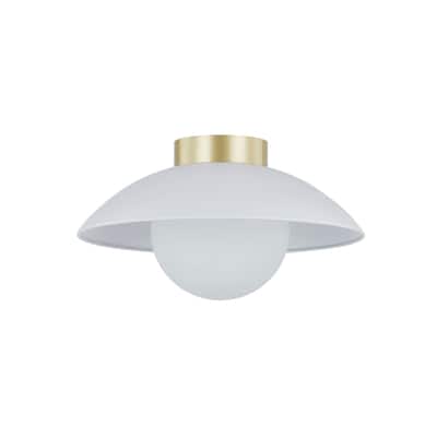 Troy Flush Mount Light, White
