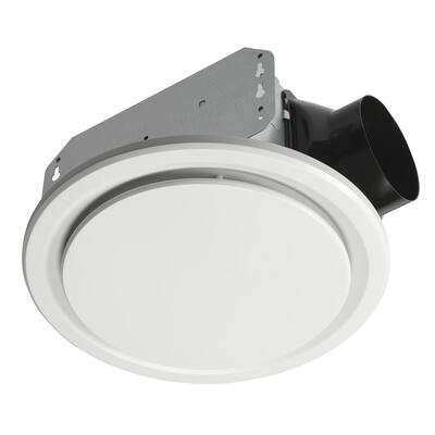 110 CFM Bathroom Ventilation Exhaust Fan, White