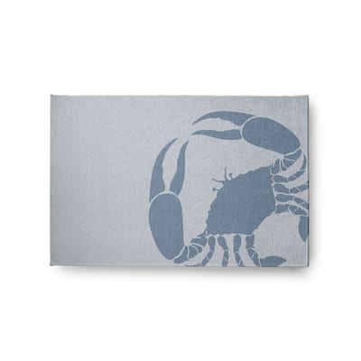 Crab Dip Nautical Chenille Rug