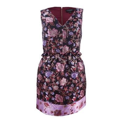 Laundry by Shelli Segal Women's Printed Jacquard Sheath Dress