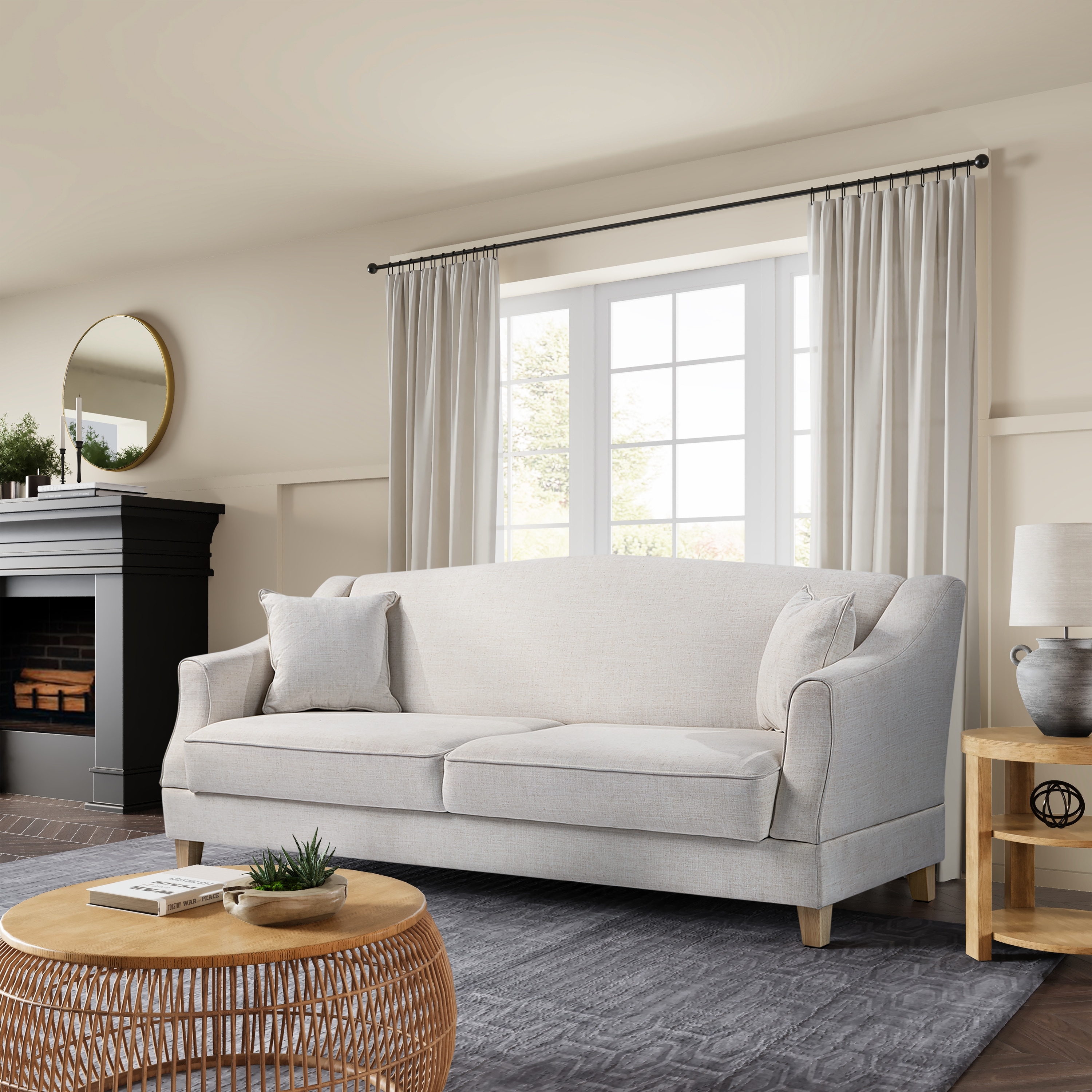 Serta pacific shop casual convertible sofa