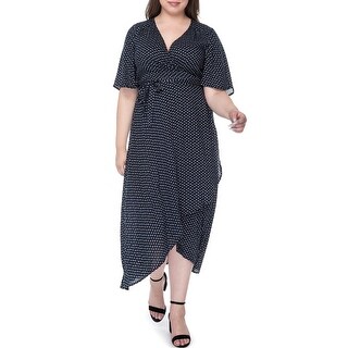 bobeau orna wrap dress