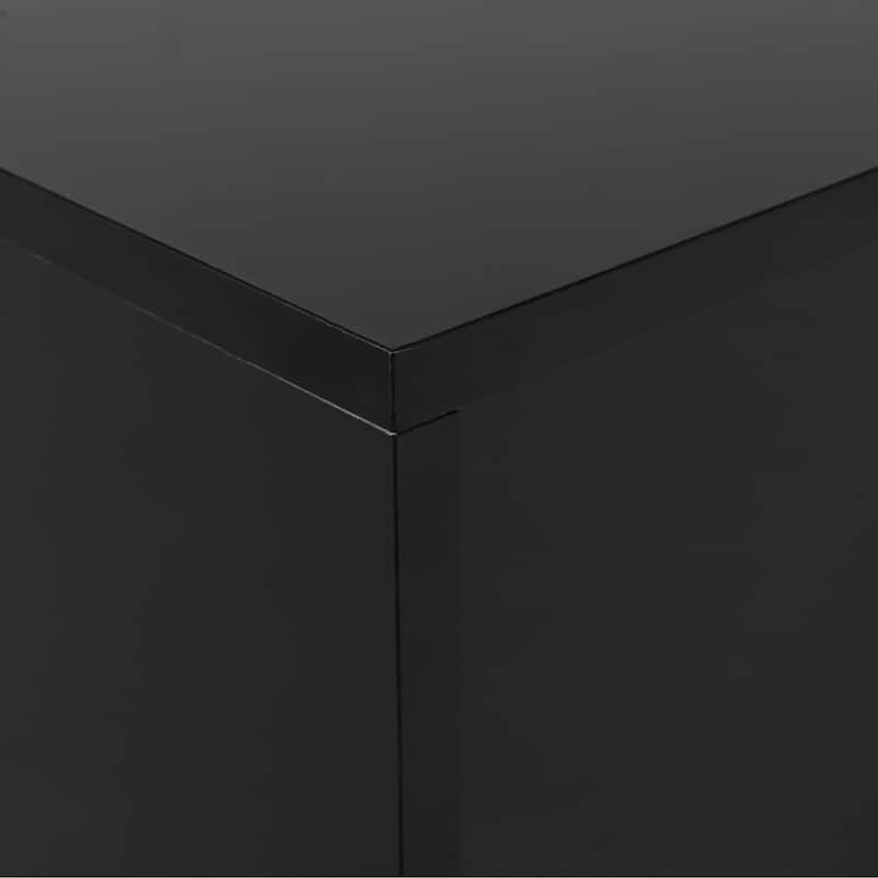 47.2" x 31.4" Minimalist High Gloss Coffee Table