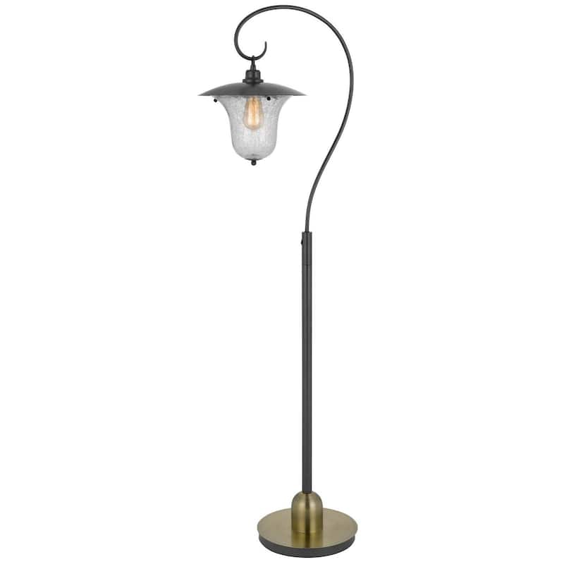 Walcott 65" Height Dark Bronze/Antique Brass Metal Floor Lamp - One Size