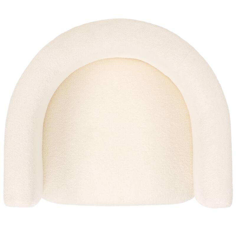 SAFAVIEH Couture Katemarie Mid-Century Modern Arm Chair (Fully Assembled) - 24"W x 21"D x 28"H