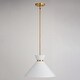 preview thumbnail 11 of 12, Racine Mid-Century Modern Bowtie Pendant Light, LED Compatible