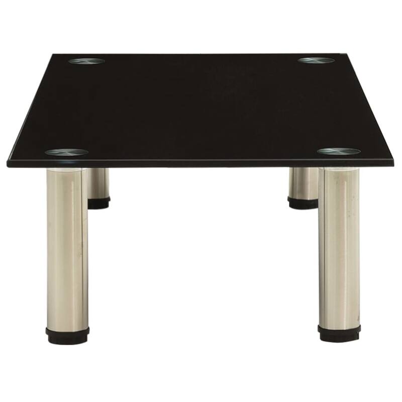 vidaXL TV Stand Entertainment Center HiFi Media Unit Furniture Tempered Glass