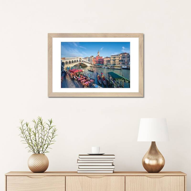 iCanvas "Rialto Bridge, Venice" by Matteo Colombo PFA