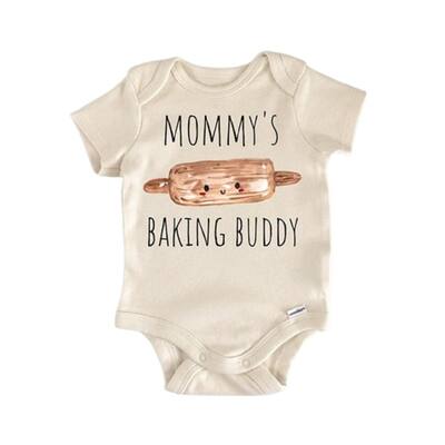 Baking Baker Bakery Brownie - Baby Boy Girl Clothes Infant Bodysuit Funny Cute Newborn