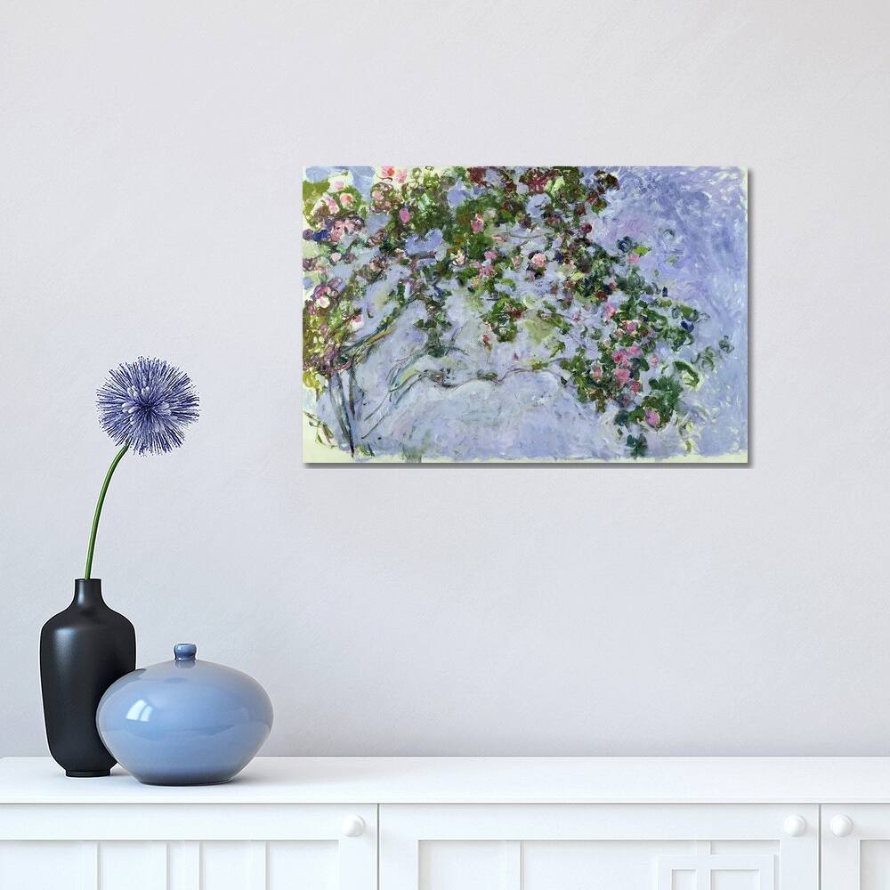 iCanvas "The Roses, 1925-26 " by Claude Monet Canvas Print