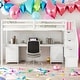 preview thumbnail 1 of 17, Multifunctional Twin Size Loft Bed Frame with Built-in Desk and Double Storage Drawers