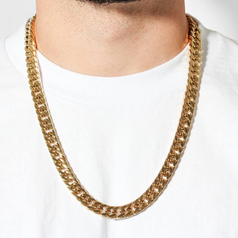 Steel Nation Stainless Steel Block Curb Chain