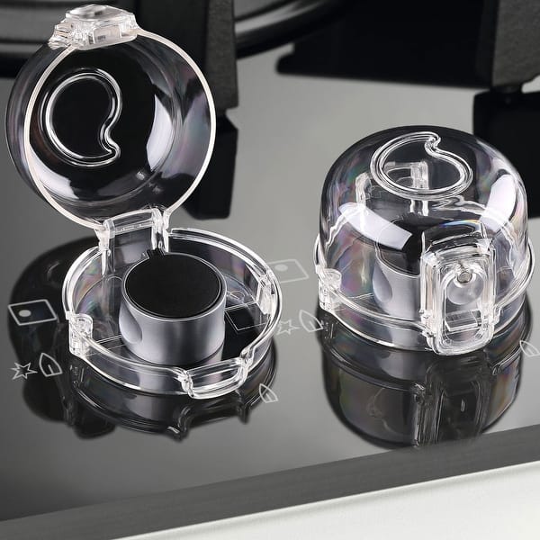 2/4PCS Stove & Oven Knob Safety Covers - Child Proof Lock For Kids Toddlers Baby