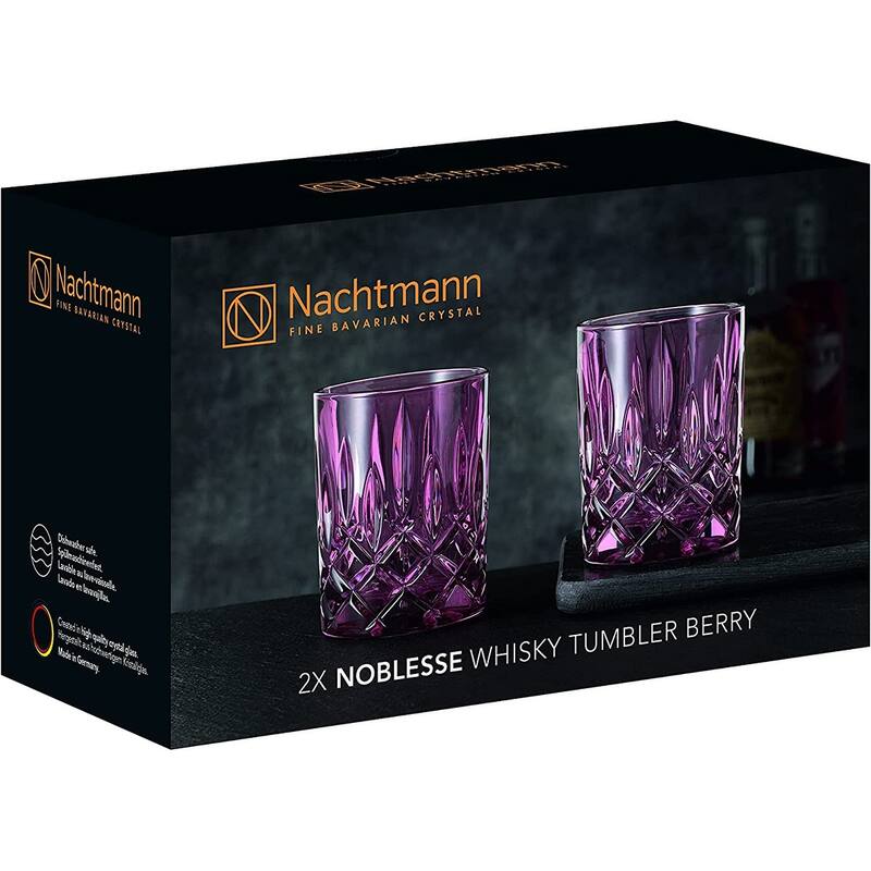 Nachtmann Set of 2 Noblesse Fine Glass Whiskey Tumblers