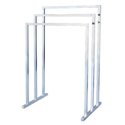 Edenscape Pedestal 3-Tier Steel Construction Towel Rack