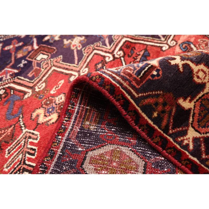 ECARPETGALLERY Hand-knotted Sarabi Light Red Wool Rug - 6'11 x 10'6