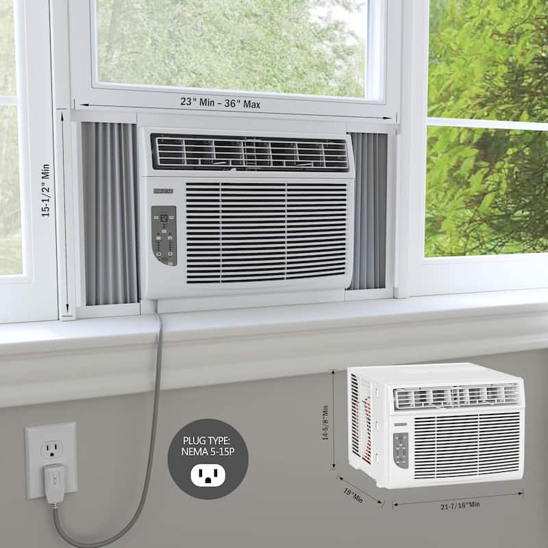 Durastar DRWAC101XNA1 10,000 BTU 115V Window Air Conditioner and