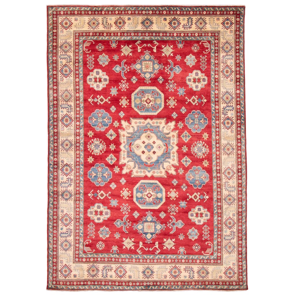 ECARPETGALLERY Hand-knotted Finest Ghazni Red Wool Rug - 9'10 x 13'10