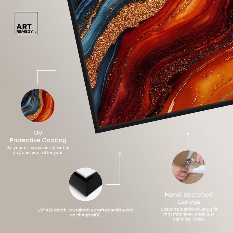 Gilded Galaxy Canvas by Art Remedy