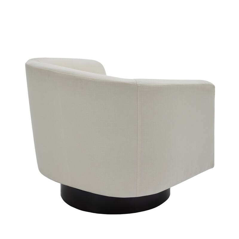 Modern 360°Swivel Accent Chairs Barrel Armchairs