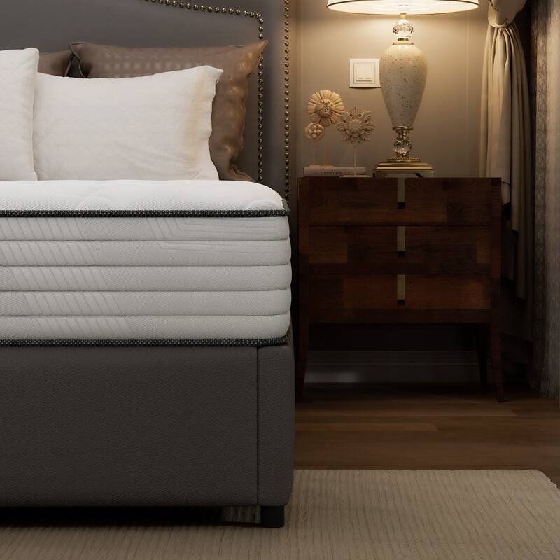 SweDrea 10 in. Medium Cool Gel Memory Foam Mattress with CertiPUR-US, SGS and OEKO-TEX
