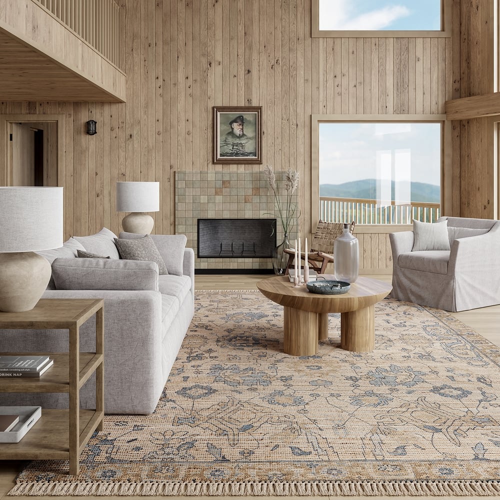 Marigold Vintage Tasseled Area Rug